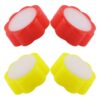 Sponge Cup Finger Moistener Flower Shaped for 4pcs Money Counting
