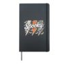 Spooky Lightening Halloween Hardcover Journal, Black