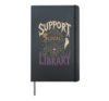 Spooky Local Library Reader Book Lover Halloween Hardcover Journal, Black