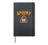 Spooky Poop Halloween Poop Face Spooky Poop Hardcover Journal, Black