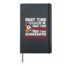 Sports Dad Definition Sports Father Sport Dad Hardcover Journal, Black