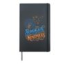 Spread Kindness Wildflower Plant Nature Flower Dandelion Hardcover Journal, Black