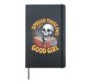 Spread Those Pages Skeleton Hand Hardcover Journal, Black