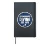 Springboard Diving Est 1975 Classic Look Design Hardcover Journal, Black