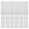 Square 9x9 Reusable Fuse White Ironing Bead Sheet Inch 60pcs