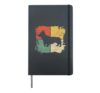 Square Retro Corgi Owner Gift Dog Welsh Corgi Dad Pet Mom Hardcover Journal, Black