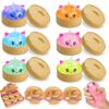 Squishy Toy Mystery Box with 6 Random Colors, Slow Rising Squeeze Toy,Cute Food Shaped Sensory Fidget Toy for Adult Anxiety Relief,Party Favors & Birthday Present (Colorful 6-C)