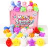 Squishy Toys, 30PCS Kawaii Mochi Stress Relief Fidget Toys Party Favors