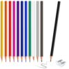sqzrmdcg 12 PCS Colored Pencils for Kids, Pre-sharpened Art Pencils Back to School Supplies Set, Drawing Sketching Pencils for Students, Teachers, Classroom