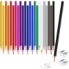 sqzrmdcg 24 PCS Colored Pencils for Kids, Pre-sharpened Art Pencils Back to School Supplies Set, Drawing Sketching Pencils for Students, Teachers, Classroom
