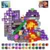 SSAWER Magnetic Blocks, 48PCS Travel Toys Building Cubes, Gifts for Kids