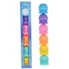 Ssguopte 6PCS Cute Stationary, Stackable 6-in-1 Cute Highlighters Set, 8.1 Inch Plastic Kawaii Octopus Mini Highlighters for Student School Office
