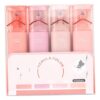 Ssguopte Set of 4 Glitter Highlighters Flexible Nebula Color Highlighters Line Width And Smudge-Proof Ink Glitter Markers Pen for Sparkling Note Taking Diary (Rosette)