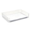 Stackable Plastic Letter Tray, Desktop File & Paper Organizer, Single 1 Pack