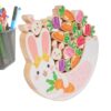 Stacking Toys Wooden Carrot – Balance Educational Interactive Games