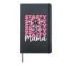 Staffy Mama Mom Staffordshire Bull Terrier Dog Mother's Day Hardcover Journal, Black