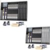 STAGEEK 35PCS Mechanical Pencil Set, 0.5 0.7 0.9 2.0mm Drawing Pencils