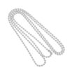 Stainless Steel Ball Bead Chain for Bag Tags, 200 Inch Silver
