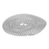 Stainless Steel Bead Chain for Jewelry Findings, 200 Inch 3mm Silver