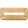 Stainless Steel Bill Slot Money Saving Jar Part Brass Tone 11.9 * 5.5cm