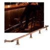 Stainless Steel Foot Rail Kit for Bar Counter with Installation, Customizable Pub Kick Rail（Brass,4.0M/13.12FT）