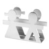 Stainless Steel Napkin Holder for Tables, Weighted Napkin Dispenser Countertop Napkin Organizer for Kitchen Countertops, Dinner Tables, Picnic Tables, Lover Style