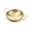 Stainless Steel Paella Pan Seafood Stock Pot Non-stick Frying Crayfish Cooking Kitchen Tools