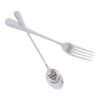 Stainless Steel Spoon and Fork Set for 16th Birthday Gift