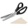 Stainless Steel Zig Zag Scissors with Serrated Teeth (Scalloped 7mm)