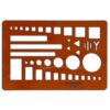 Standardgraph 8354 Troop Sign Stencil