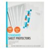 Standard Sheet Protectors Clear Polypropylene 8.5 x 11 in