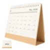 Stand up Desk Calendar 2025-2026 Paper Monthly Planner