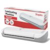 Staples 9-Inch Thermal Laminator Machine, Fast Warm-Up, Jam-Free Technology, Laminates Letter/ID/Photo Size, White/Gray