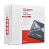 Staples Standard 5-Inch D-Ring View Binder, High Capacity Holds Up to 1,050 Sheets, White, for Presentations & Archiving