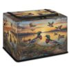 Starblythe Mallard Duck Lake Fabric Storage Bin with Lid