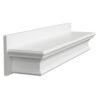Starlight Canyon Home Mahogany Floating Wall Shelf with French Cleat Mount, Wall-Mounted Shelving Unit for Bedroom, Office, Entryway and Living Room