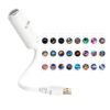 Star Projector Night Light - 2-in-1 USB Powered Lamp with 24 Film Discs