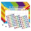 Star Reward Sticker with My Reward Chart Card for Good Behavior Homework and Daily Chore Tracking Homework Chart
