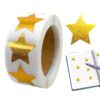 Star Stickers 500 Piece Self Adhesive Glitter Crafts Labels