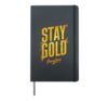 Stay Gold Ponyboy Classic 80s Outsider Hardcover Journal, Black