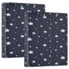 STAYTOP Stars Pattern 3 Ring Binder, View Binder