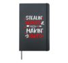 Stealing Hearts And Makin Farts Hardcover Journal, Black