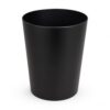 Steel Wastebasket 2.2 Gallon Open Top, Matte Black Finish