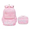 Stelle Girls School Backpack Butterfly Bookbag(RP with Lunch Box, F)