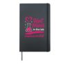 STEM Girl Women in Science Sassy Scientist Smart Is Sexy Hardcover Journal, Black