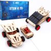 STEM Toys Science Kits for Kids, 2 Set DIY Remote Control Car & Solar Car