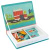 Stephen Joseph, Kids Magnetic Activity Set, 50 Magnet Pieces and 10 Double Sided Cards, Screen-Free Fun, Ideal Travel Activity for Kids, Ideal for Ages 3+, Transportation
