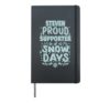 Steven Supporter Of Snow Days Steven Christmas Winter Hardcover Journal, Black