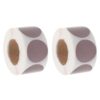 Sticker Labels Round PVC 2 Rolls Scratch Off Labels 1 Inch