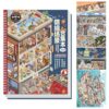 Sticker Room Scene, Book Portable Cartoon DIY House Craft Scrapbook